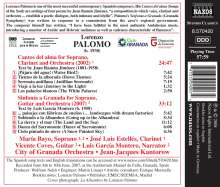 Lorenzo Palomo (geb. 1938): Sinfonia a Granada für Sopran,Gitarre &amp; Orchester, CD