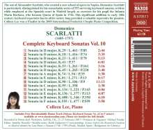 Domenico Scarlatti (1685-1757): Klaviersonaten Vol.10, CD