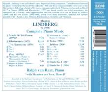 Magnus Lindberg (geb. 1958): Sämtliche Klavierwerke, CD