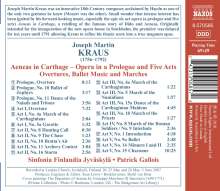 Josef Martin Kraus (1756-1792): Ouvertüren, Ballettmusik &amp; Märsche aus "Aeneas in Carthage", CD