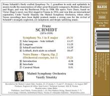 Franz Schmidt (1874-1939): Symphonie Nr.1, CD