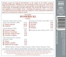 Krzysztof Penderecki (1933-2020): Sextett für Klarinette,Horn,Violine,Viola,Cello &amp; Klavier, CD