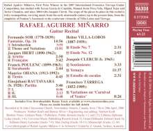 Rafael Aguirre Minarro - Guitar Recital, CD