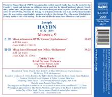 Joseph Haydn (1732-1809): Messen Nr.4 &amp; 10 (Große Orgelsolomesse &amp; Heiligmesse), CD