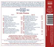 Krzysztof Penderecki (1933-2020): Lukas-Passion, CD