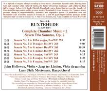 Dieterich Buxtehude (1637-1707): Sämtliche Kammermusik Vol.2, CD