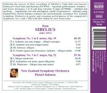 Jean Sibelius (1865-1957): Symphonien Nr.1 &amp; 3, CD