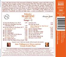 Bohuslav Martinu (1890-1959): Lieder Vol.2 "The Months", CD