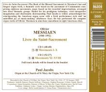 Olivier Messiaen (1908-1992): Livre du Saint Sacrement, 2 CDs