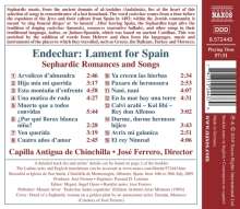 Endechar - Sephardic Romances and Songs, CD