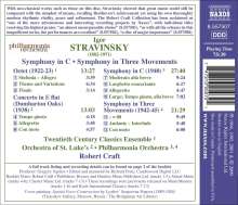 Igor Strawinsky (1882-1971): Symphonie in C (1940), CD