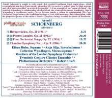 Arnold Schönberg (1874-1951): Pierrot Lunaire op.21, CD