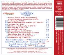 Anton Webern (1883-1945): Orchester- und Vokalwerke, CD