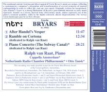 Gavin Bryars (geb. 1943): Klavierkonzert (The Solway Canal), CD
