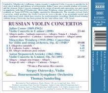 Sergey Ostrovsky - Russian Violin Concertos, CD