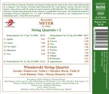 Krzysztof Meyer (geb. 1943): Streichquartette Nr.9,11,12, CD