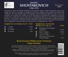 Dmitri Schostakowitsch (1906-1975): Symphonien Nr.6 &amp; 12, CD