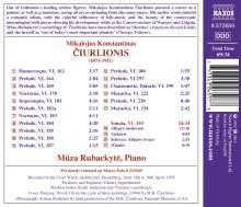 Mikalojus Konstantinas Ciurlionis (1875-1911): Klavierwerke Vol.1, CD