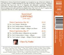 Karol Lipinski (1790-1861): Capriccios op.10 Nr.1-3 &amp; op.27 Nr.1-3, CD