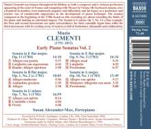Muzio Clementi (1752-1832): Klaviersonaten Vol.2, CD