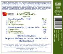 Fernando Lopes-Graca (1906-1994): Klavierkonzerte Nr.1 &amp; 2, CD