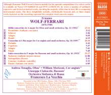Ermanno Wolf-Ferrari (1876-1948): Bläserkonzerte, CD