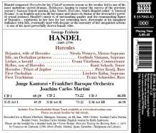 Georg Friedrich Händel (1685-1759): Hercules, 3 CDs