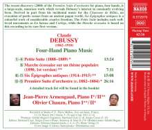 Claude Debussy (1862-1918): Klavierwerke zu vier Händen, CD
