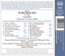 James Whitbourn (geb. 1963): Annelies (Choral Setting of the Diary of Anne Frank/Kammerversion), CD
