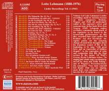 Lotte Lehmann - Lieder Recordings Vol.4, CD