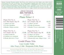 Johann Nepomuk Hummel (1778-1837): Klaviertrios Vol.1, CD