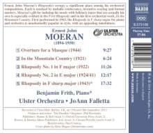 Ernest Moeran (1894-1950): Rhapsodien für Orchester Nr.1 &amp; 2, CD