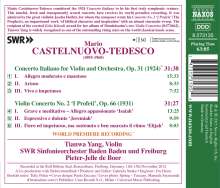 Mario Castelnuovo-Tedesco (1895-1968): Violinkonzert Nr.2, CD
