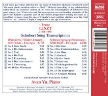 Franz Liszt (1811-1886): Transkriptionen nach Schubert-Liedern, CD