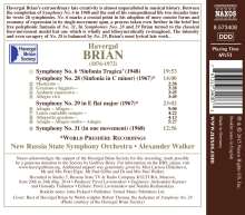 Havergal Brian (1876-1972): Symphonien Nr.6, 28, 29, 31, CD