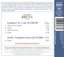 Elisabetta Brusa (geb. 1954): Symphonie Nr.1, CD