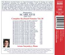 Domenico Scarlatti (1685-1757): Klaviersonaten Vol.20, CD