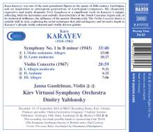 Kara Karayev (1918-1982): Symphonie Nr.1, CD