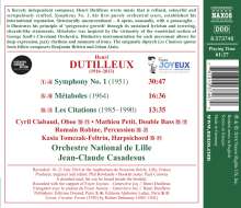 Henri Dutilleux (1916-2013): Symphonie Nr.1, CD