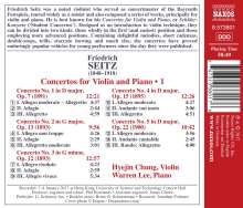 Friedrich Seitz (1848-1918): Konzerte für Violine &amp; Klavier Nr.1-5, CD