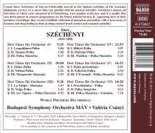 Imre Szechenyi (1825-1898): Tänze für Orchester, CD