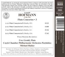 Leopold Hofmann (1738-1793): Flötenkonzerte Vol.3, CD