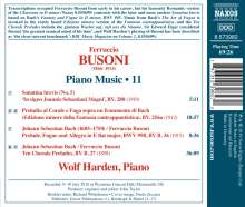 Ferruccio Busoni (1866-1924): Klavierwerke Vol.11, CD