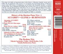 History of the Russian Piano Trio Vol.1, CD