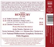 Esteban Benzecry (geb. 1970): Violinkonzert, CD