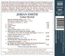 Johan Smith - Winnter 2019 Guitar Foundation of America Competition, CD