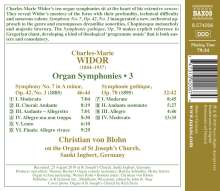 Charles-Marie Widor (1844-1937): Die Orgelsymphonien Vol.3, CD