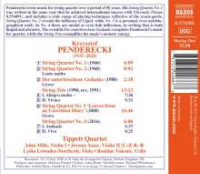 Krzysztof Penderecki (1933-2020): Streichquartette Nr.1-4, CD