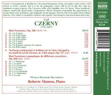 Carl Czerny (1791-1857): Nocturnes op.368 Nr.1-8 &amp; op.604 Nr.1-8, CD