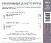 Anton Rubinstein (1829-1894): Violinkonzert G-dur op.46, CD